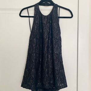 Intermix black halter top M